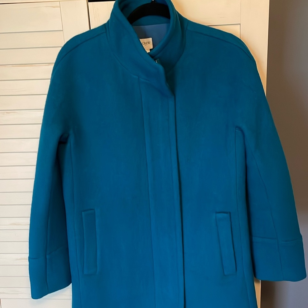Beautiful blue city coat